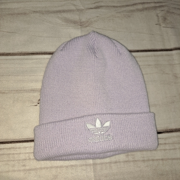 Adidas Lavender Beanie Hat Cap - Picture 3 of 7